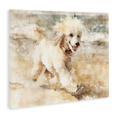 Coastal Breeze & Poodle Canvas, design by Svetlana Aleynikova