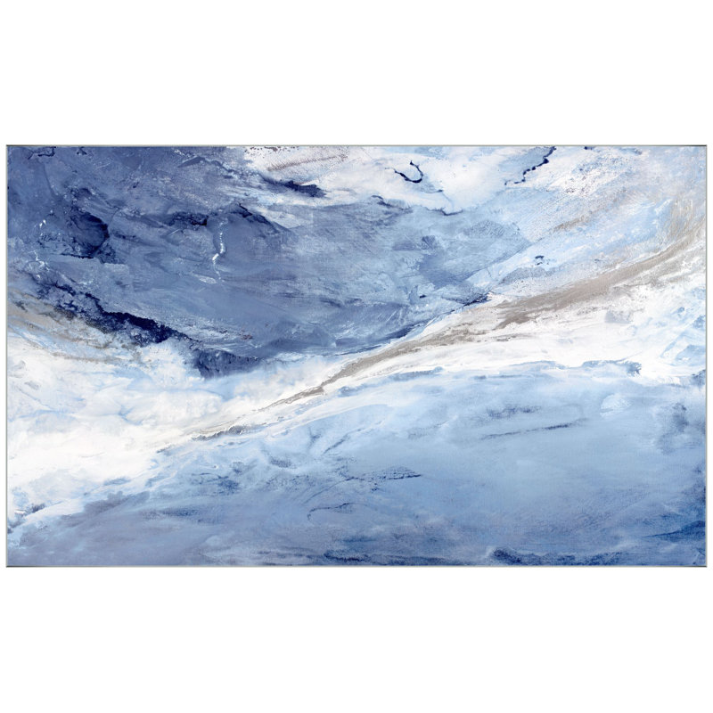 Divine Blues 2 Painting by Lillian August