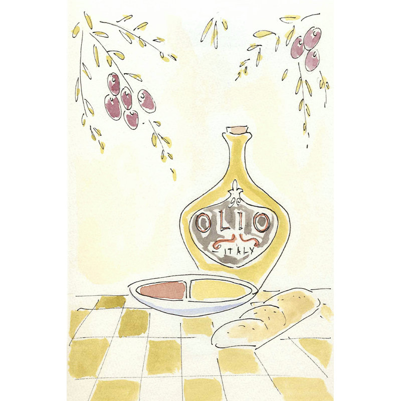 Olio Della Cucina I - Wrapped Canvas Print, 76cm H x 51cm W x 3.8cm D