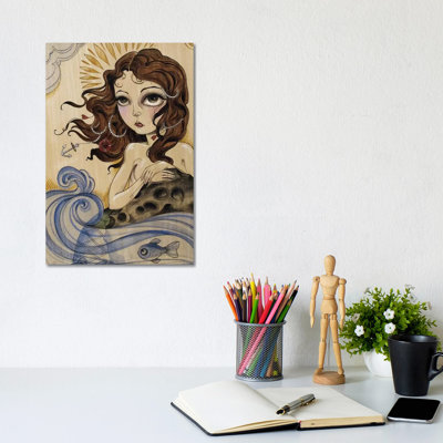 Mermaid 1 Piece Wall Art on Canvas