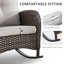 Ensemble de chaises berçantes en osier pour l'extérieur Tonry-88366728-88366727