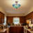 Tiffany Style Ceiling Light Fixtures 16” Wide Stained Glass Lamp Shade 2-Light Classical Victorian Style-411296251