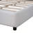 Upholstered Bed Frame With Round Headboard-1170651787