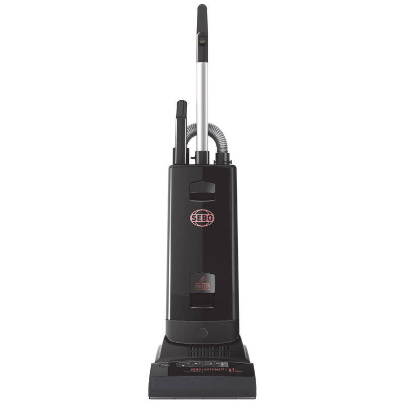 890W Automatic X7 Epower Bagged Upright Vacuum Cleaner Onyx, Black