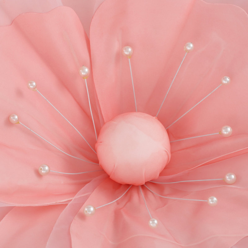 3 pièces de fleurs artificielles pour la décoration de mariage, Rose