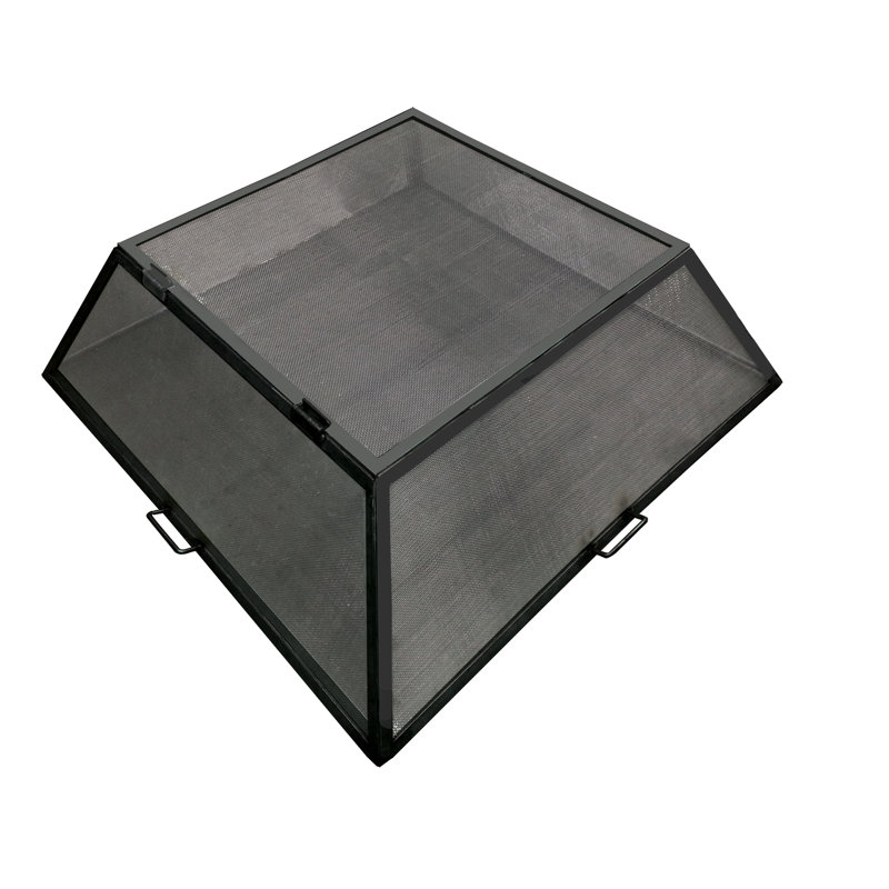 Square Steel Spark Screen, 48" H x 48" W x 48" D