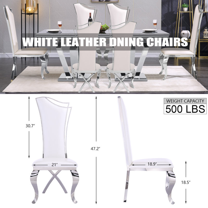Chaise d'appoint Hurl en blanc
