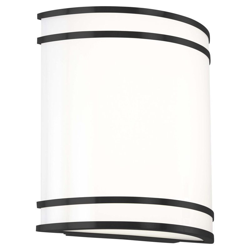 LED Flush Mounted Sconce, Coal