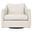 Joli Upholstered Swivel Armchair-222009203