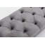 Repose-pieds capitonné en velours avec repose-pieds-69920347