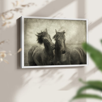 Horses Don't Whisper -Framed Print - Restickable