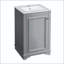 Meuble-lavabo de style shaker de 20 po avec porte à fermeture en douceur-46801899