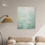 Toile de nénuphar vert pâle, abstrait boho minimaliste par Art Remedy-104438971-104438983