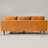 84'' Genuine Leather Sofa