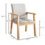 Chaise d'appoint rembourrée en bois massif-1948239206