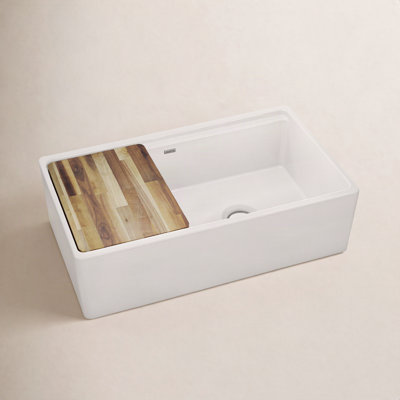 33" Double Basin Farmhouse Kitchen Sink