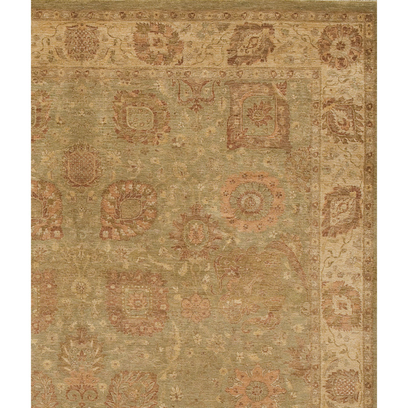 Wool Oriental Area Rug, Rectangle 12' x 24'