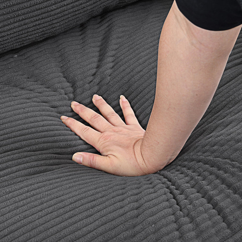 Comfortable Modern Loveseat Sofa For Compact Spaces, Enhancing Room Aesthetics, 2, 34.6" H x 57.9" W x 30.7" D