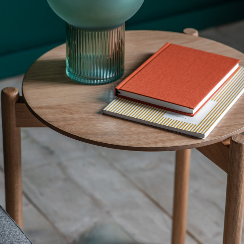 Burley Solid Wood End Table, Light Wood, Light Wood