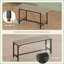 Ensemble de table de salle à manger extensible pour 4-8, grande table de cuisine extensible de 63 pouces avec 2 bancs et 2 tabourets, plateau en bois moderne et structure en métal-129945699-129945701-129945704