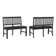 Athey Polyester Upholstered Bench