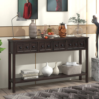 Console en bois massif Annelotte