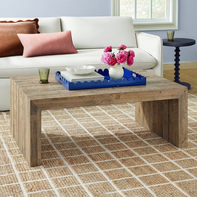 Emogene Franconia Solid Wood Sled Coffee Table