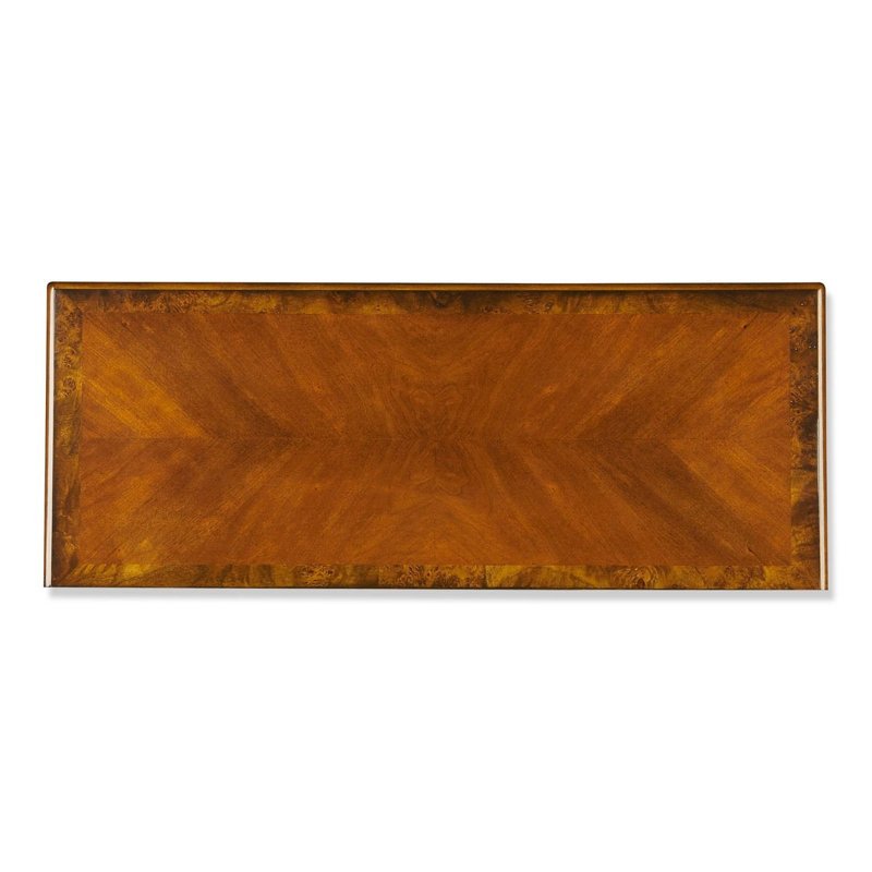 Newport 32"W 2 Shelf Bookcase, Olive Ash Burl