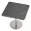 Table bistro carrée moderne avec plateau en faux marbre, assemblage facile et structure en métal robuste pour une salle à manger élégante-1571666327
