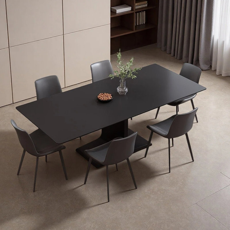 Table de salle à manger rectangulaire italienne, H 29,53 po x l 70,87 po x P 35,43 po