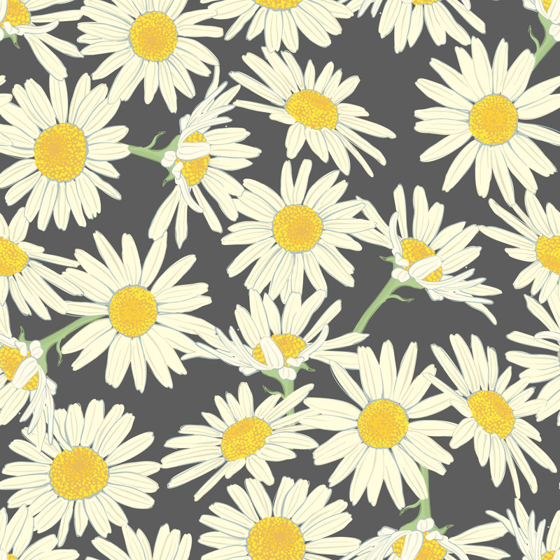 " Floral Seamless Pattern ", 30" H x 30" W