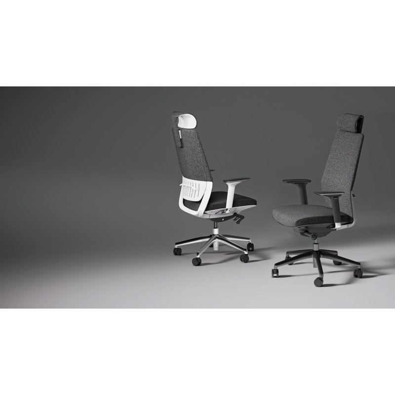 Coda Swivel Task Chair, Black