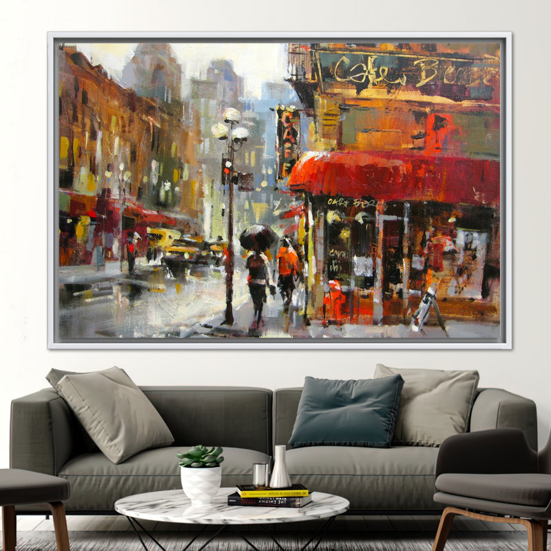 Print on Canvas, White Floater Frame, 60cm H x 90cm W