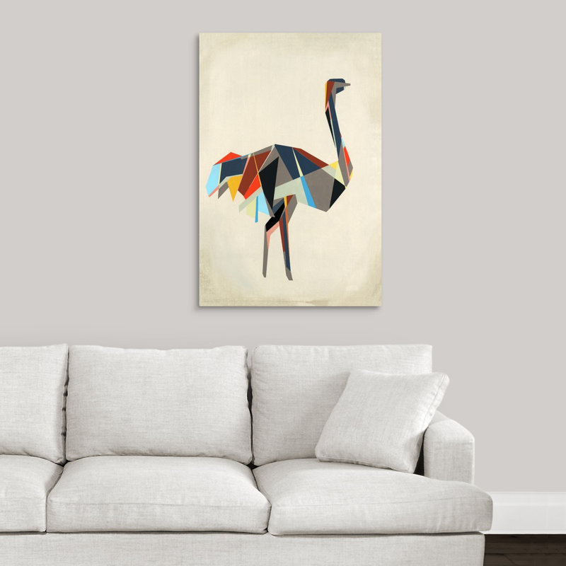 « tip tip zoo i », peinture sur toile, Toile tendue, H 36 po x l 24 po x p 1,25 po
