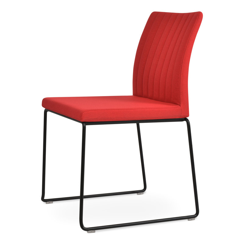 Zeyno Wire Stackable Dining Chair, Black