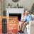 55" Electric Fireplace Tv Stand W/ Remote, Adjustable Flame & 1-8H Timer-31601121