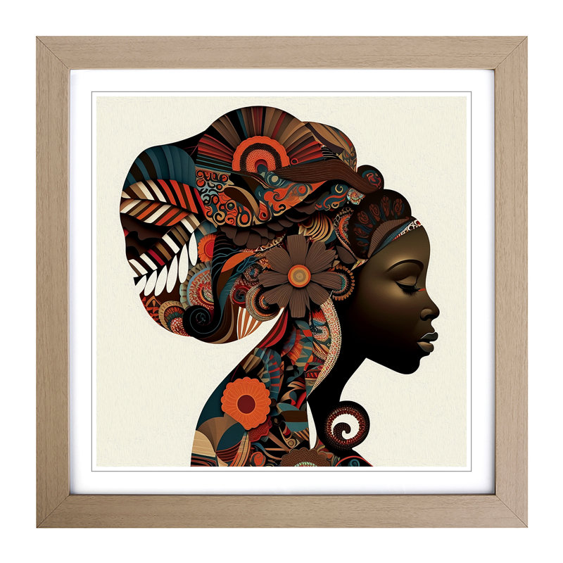 Single Picture Frame Print on Wood, Oak