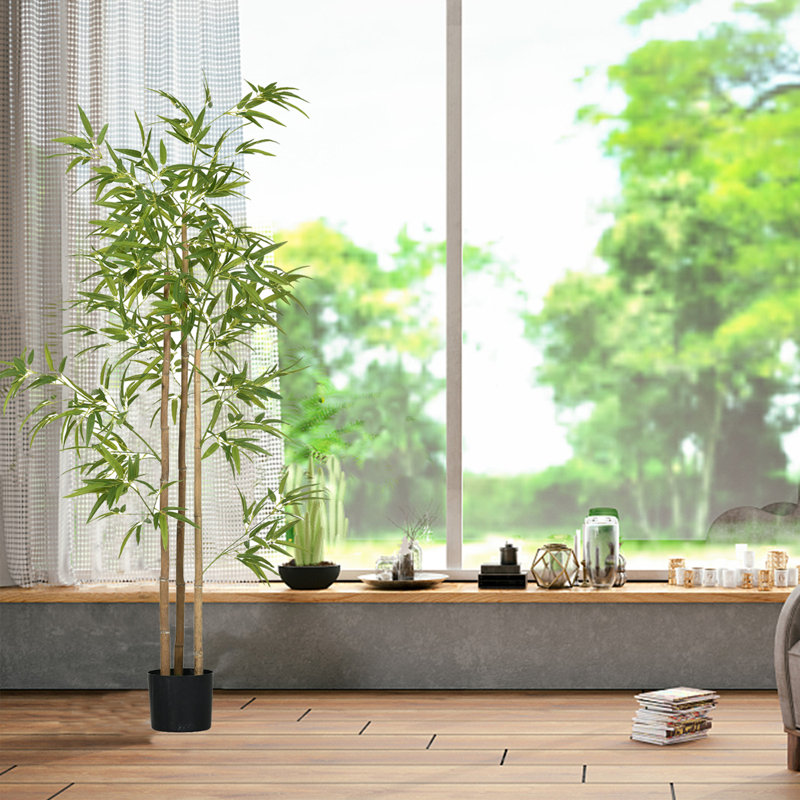 Bambou artificiel 70,75 "en pot