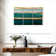 Avery Parallel Lines On Teal