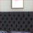 Queen Size Tufted Upholstered Headboard - Adjustable Solid Wood Frame with Metal Legs, Modern Button Design for Bedroom