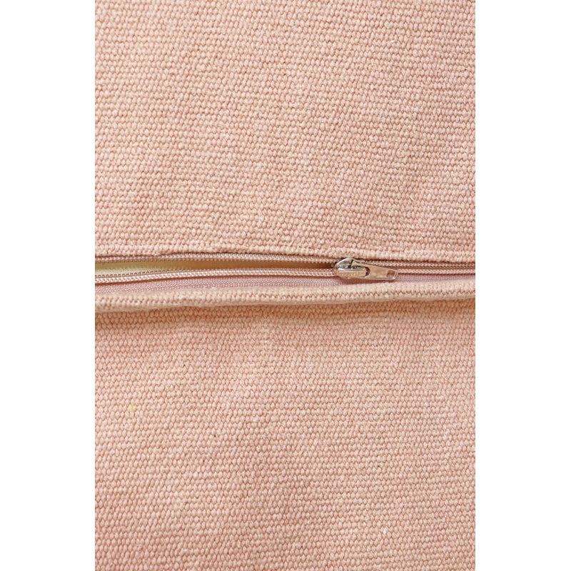 Small Puff Cleo Light Honey, Pink Cotton Blend