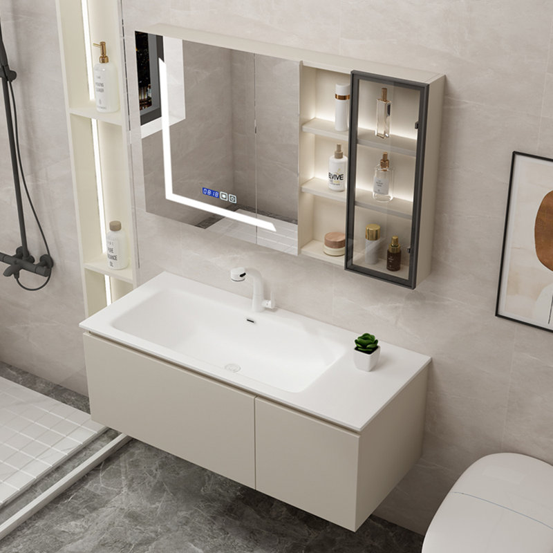 European minimalist style bathroom cabinet