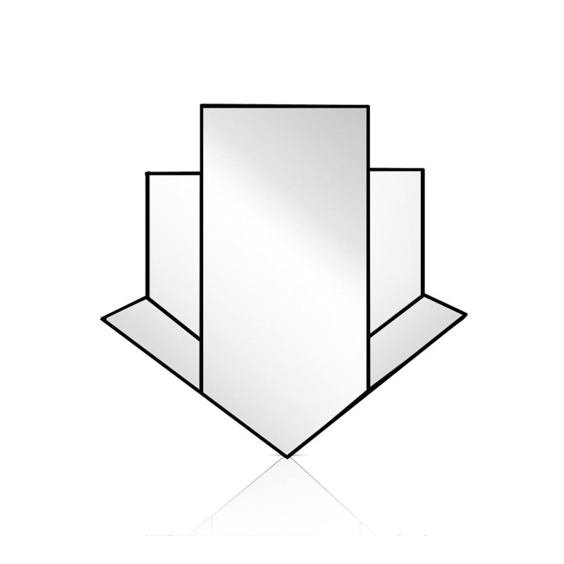 Derwood  Lacey Art Deco Wall Mirror 