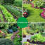 Clôture de jardin en métal H 1 pi x l 1,4 pi