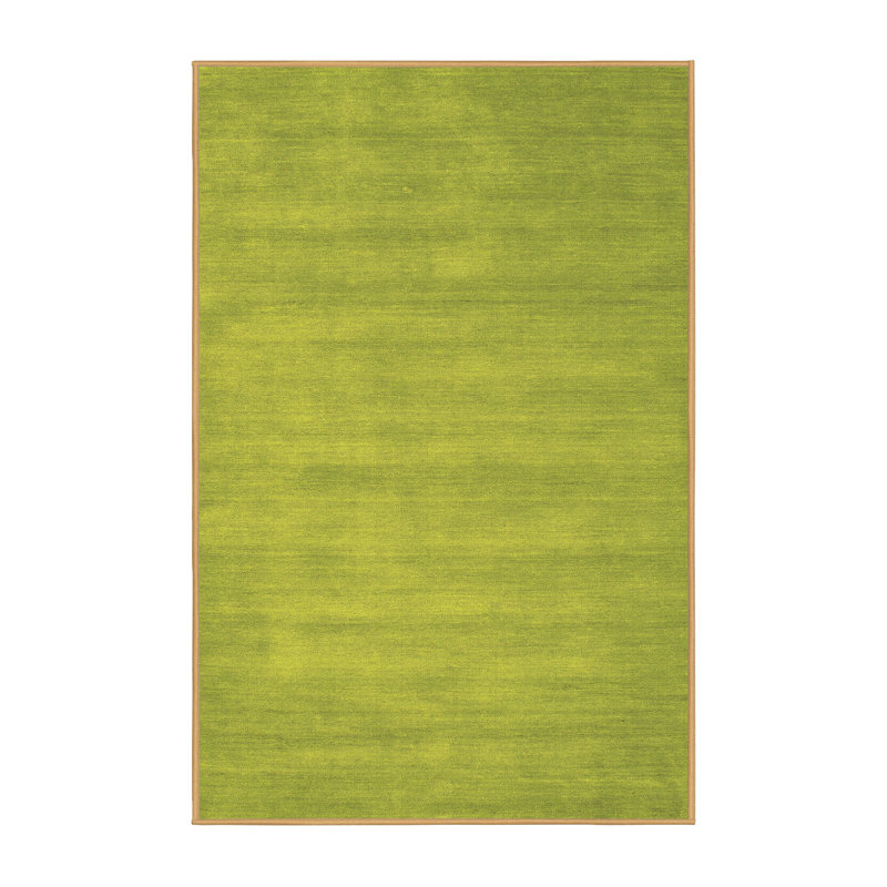 Tapis contemporains jaunes lavables à la machine 83, Rectangle 2 pi x 3 pi