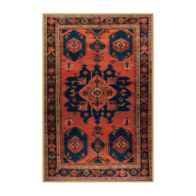 Tapis brun lavable à la machine