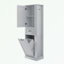 Armoire de rangement avec compartiment inclinable et tablettes réglables-1106588966