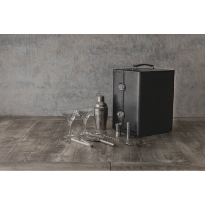 Étui à cocktail Manhattan - Ensemble de barman de qualité supérieure en acier inoxydable Rene