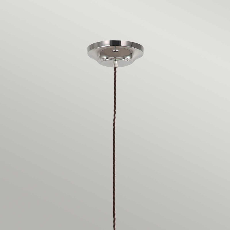 Leanna 1 - Light Cone Pendant, Polished Nickel