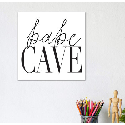 Babe Cave I - Wrapped Canvas Print